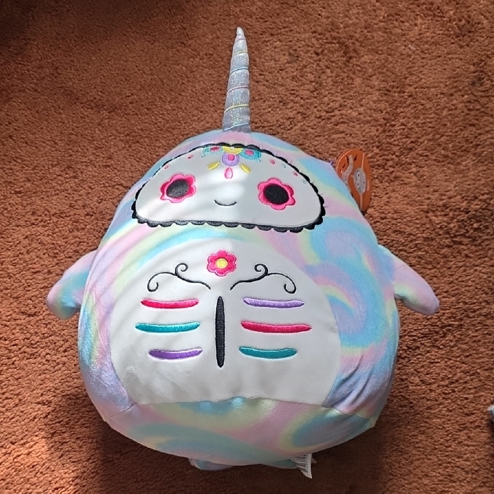 Squishmallows Multicolor Unicorn Stuffed Animal